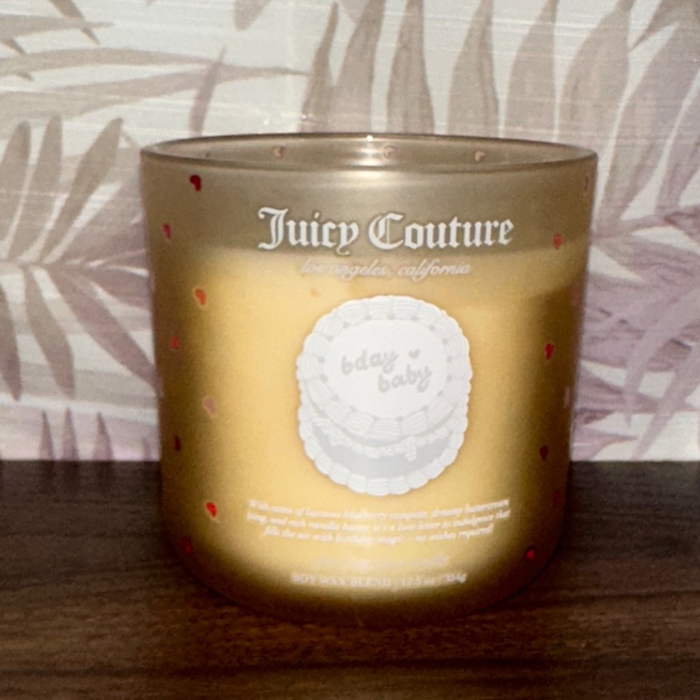 Juicy Couture Bday Baby Candle - Gold